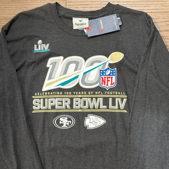 🌟NWT🌟 Long sleeve Fanatics Super Bowl shirt - Picture 2 of 5